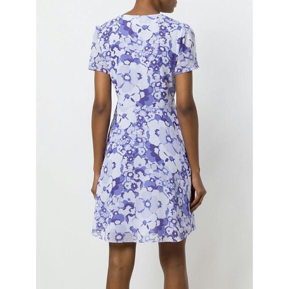 New! MICHAEL KORS Women's Floral Fit And Flare Dress With Pockets Size 12 - Picture 6 of 7